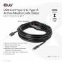 Club 3D Kabel USB 3.2 Typ C<> A 5Gbps St/Bu 10m retail - Cable - Digital