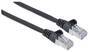 Intellinet Network Patch Cable - Cat6A - 15m - Black - Copper - S/FTP - LSOH / LSZH - PVC - RJ45 - Gold Plated Contacts - Snagless - Booted - Polybag - 15 m - Cat6a - S/FTP (S-STP) - RJ-45 - RJ-45 - Black