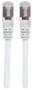 Intellinet Network Patch Cable - Cat6 - 7.5m - White - Copper - S/FTP - LSOH / LSZH - PVC - RJ45 - Gold Plated Contacts - Snagless - Booted - Polybag - 7.5 m - Cat6 - S/FTP (S-STP) - RJ-45 - RJ-45 - White