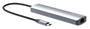 MANHATTAN USB-C PD 6-in-1 4K Dockingstation USB-C-Stecker auf 1xHDMI 4K60Hz 3xUSB-A 5 Gbit/s 1xUSB-C