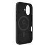 dbramante Monaco Silikoncase mit MagSafe für iPhone 16, schwarz