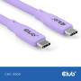 Club 3D Club3D Lifestyle USB-C Kabel  PD 240W,20Gbps  2m lila  St/St retail (CAC-3004)