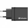 Verbatim USB Wall Charger 30W 1xUSB-C PD 3xUSB-A schwarz 49700 Ladegeräte -Universal-