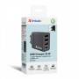 Verbatim USB Wall Charger 30W 1xUSB-C PD 3xUSB-A schwarz 49700 Ladegeräte -Universal-