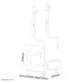 NEOMOUNTS BY NEWSTAR NEOMOUNTS CPU-W100BLACK CPU Holder wall mount depth: 12-21cm (CPU-W100BLACK)