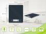 Soehnle Page Profi - Electronic kitchen scale - 15 kg - 1 g - Black,Silver - Glass - LCD