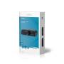 Nedis Analog Audio-Schalter / 4-Port port(s) / Anschlüsse – Eingang: 1x 3,5 mm Audio-Eingang / 3x (2x Cinch Buchse) / Anschlüsse – Ausgang: 1x (2x Cinch-Buchse) / Handbuch / Metall / Anthrazit