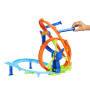 Mattel Hot Wheels Schnellstart- und Looping-Spielset mit Die-Cast-Spielzeugauto im Maßstab 1:64, Cra