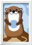 Ravensburger CreArt 20291 - Fröhlicher Otter - Malen nach Zahlen für Kinder ab 7 Jahre