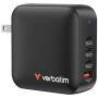 Verbatim Mini GaN Charger 165W 3xUSB-C 1xUSB-A US/EU/UK A.32216 Ladegeräte -Universal-