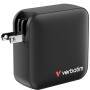 Verbatim Mini GaN Charger 165W 3xUSB-C 1xUSB-A US/EU/UK A.32216 Ladegeräte -Universal-