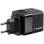 Verbatim Gan Charger 65W 2xUSB-C PD,1xUSB-A, retrac. Cable  32217 Ladegeräte -Universal-