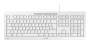 Cherry STREAM - Full-size (100%) - USB - Mechanical - QWERTZ - White