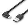 LINDY USB 2.0 Typ A an C Kabel, 90° gewinkelt 1m (32001)