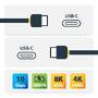 STARTECH.COM 0.5m USB-C cable 10Gbit/s - USB-IF certified USB-C cable - USB 3.1/3.2 Gen 2 Type-C cab
