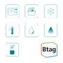 Schriftband Brother 12mmx4m rot/weiß BTAG-232 (BTAG232)