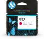 HP 912 - Original - Pigment-based ink - Medium magenta - HP - HP OfficeJet Pro 8010/8020 series - 1 pc(s)