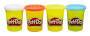 Hasbro Play-Doh 4er Pack Grundfarben blau, gelb, rot und weiß