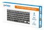 IC Intracom Ultra Slim Dual-Mode Kabellose Funktastatur Dt. QWERTZ-Layout Bluetooth 3.0 und 2 - Keyboard - QWERTZ