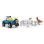  Schleich Dinosaurs Geländewagen mit Dino-Außenposten, Spielfigur 41464