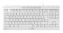 Cherry STREAM KEYBOARD TKL - USB - Scissor key switch - QWERTZ - White
