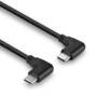 LINDY USB 2.0 Typ C Kabel, 2 x 90° gewinkelt 0,5m (32008)