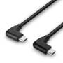 LINDY USB 2.0 Typ C Kabel, 2 x 90° gewinkelt 0,5m (32008)
