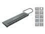 Conceptronic DONN17G 12-in-1 Dockingstation Datenverteiler/Umschalter