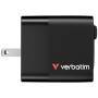Verbatim Gan Charger 65W 2xUSB-C PD,1xUSB-A, retrac. Cable  32217 Ladegeräte -Universal-