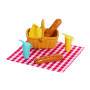 Mattel Barbie-Puppen und Accessoires aus der Reihe Family & Friends, Spielset im Picknick-Thema mit 