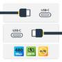 STARTECH.COM RUSB2CC2MB USB-C Kabel 2m hochwertiges USB 2.0 Typ-C Datenübertragungs und Ladekabel St