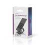 Nedis Drahtloses Ladegerät / 3 in 1 / 2.5 / 5 / 15 W / LED-Anzeige im Einsatz / inkl. Kabel / USB-A / USB-C™ / 1.50 m