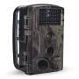 Nedis Wildlife Camera / 4K@10fps / 50 MPixel / 5 MPixel CMOS / IP65 / Black No-Glow IR / Night vision / Viewing angle: 60 ° / Motion sensor / Detection angle: 130 ° / Detection range: 20 m / Screen size: 2.4 " / LCD Screen / Brown / Green