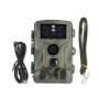 Nedis Wildlife Camera / 4K@10fps / 50 MPixel / 5 MPixel CMOS / IP65 / Black No-Glow IR / Night vision / Viewing angle: 60 ° / Motion sensor / Detection angle: 130 ° / Detection range: 20 m / Screen size: 2.4 " / LCD Screen / Brown / Green