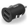 Hama Kfz Ladegerät, 2xUSB-A, 12W sw (223351)