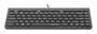 MANHATTAN Slim USB Mini-Tastatur 1.5m Kabel schwarz (180702)