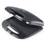 MELISSA Sandwichmaker / 750 W / Grillplatten / Automatische Temperaturkontrolle / Antihaftbeschichtung / Schwarz