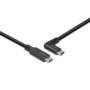 LINDY 0.5m USB 3.2 Typ C Kabel 90 Grad gewinkelt (32017)