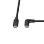 LINDY 0.5m USB 3.2 Typ C Kabel 90 Grad gewinkelt (32017)