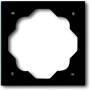 BUSCH JAEGER 1754-0-4424 - Black - Screwless - Busch-Jaeger - 87 mm - 87 mm - 1.1 cm