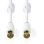 Nedis Koaxial Kabel| IEC Coax Stecker| Buchse| Vergoldet| 75 Ohm|