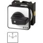 Eaton T0-3-8401/E - Toggle switch - 3P - Black - Metallic - Plastic - IP65 - 48 mm