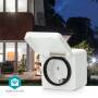 Nedis SmartLife Smart Stecker / Wi-Fi / IP44 / 3680 W / Schutzkontakt / -25 - 55 °C / Android™ / IOS / Grau / Weiss / 1 Stück