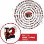 Einhell Professional Akku-Tacker FIXETTO 18/38 S Power X-Change (18 V, 60 Schläge/min, max. 38 mm Klammerlänge, Einzel-/Serienschuss, inkl. 500 Klammern, ohne Akku)