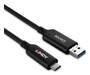 LINDY 25m USB 3.2 Gen 1 Typ A an C Hybridkabel (43396)