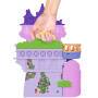 Mattel Disney Princess Rapunzel Storytime Stackers Puppenhaus mit kleiner Puppe, Pascal-Figur und 7 