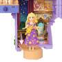 Mattel Disney Princess Rapunzel Storytime Stackers Puppenhaus mit kleiner Puppe, Pascal-Figur und 7 