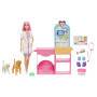 Mattel Barbie Gute Besserung Tierkrankenstation-Spielset aus Modepuppe mit rosa gefärbten Haaren, Ti Mattel Barbie Gute Besserung Tierkrankenstation-Spielset aus Modepuppe mit rosa gefärbten Haaren, Ti