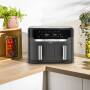 Tefal Heißluftfritteuse EY942H Dual Easy Fry XXL dunkelgrau