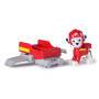 Spin Master PAW Patrol, Action Pup, Hundefigur mit Mini-Rettungsflugzeug mit ausklappbaren Flügeln -
